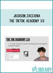 Jackson Zaccaria – The TikTok Academy 3.0 at Midlibrary.net