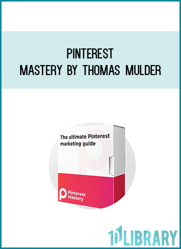 Pinterest Mastery by Thomas Mulder at Midlibrary.com