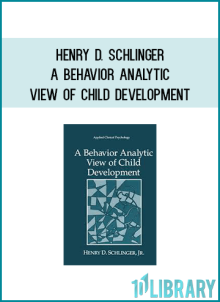 Author Henry D. Schlinger, Jr., provides the first text to demonstrate how behavior analysis-a natural science approach to human behavior