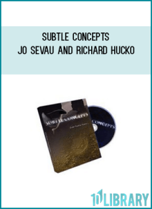 Jo Sevau And Richard Hucko - Subtle Concepts